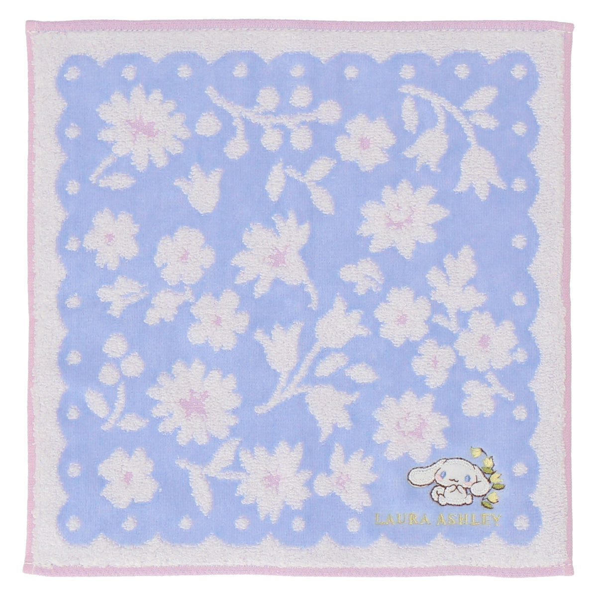 🎀【預訂】Laura Ashley x Sanrio 印花手帕 Cinnamoroll L