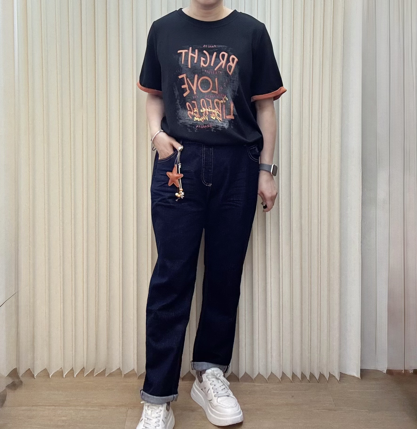 全橡根腰牛仔褲 M609 416844329