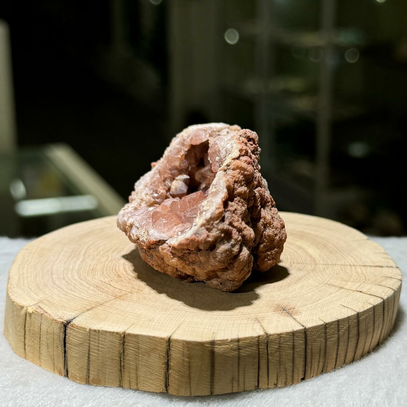 阿根廷粉紅水晶小洞