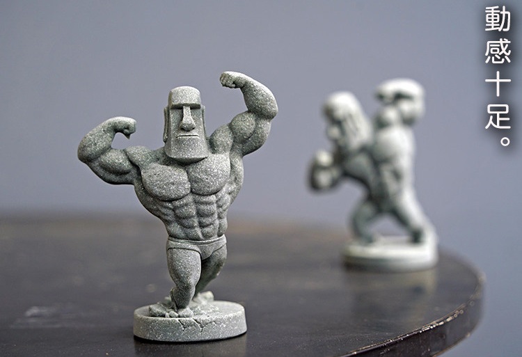 🗿史上最捲的石像！猛男摩艾軍團，無聲激勵你的每一組重訓💪