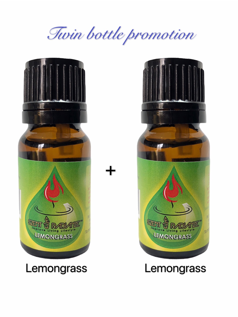 Fragrance Oil (10ml)【SZENT RADIANZE】-Lavender, Rose, Citronella, Lemongrass, Apple, Lemon