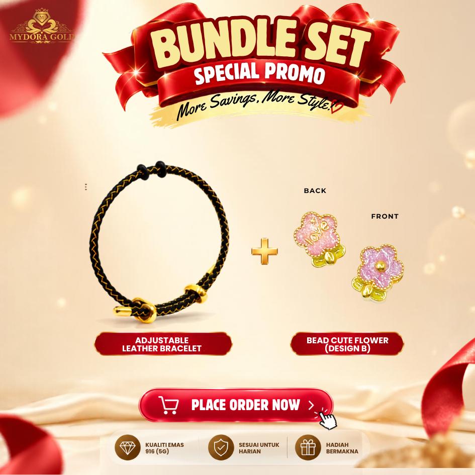 BUNDLE DEAL_MYDORA EMAS 916 CHARM BEAD SERIES l EMAS 916/22K