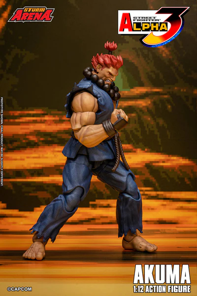 🧲預訂26年第4季：STORM ARENA 1/12 豪鬼 街頭霸王 Zero 3 可動figure STREET FIGHTER ZERO 3 - GOUKI