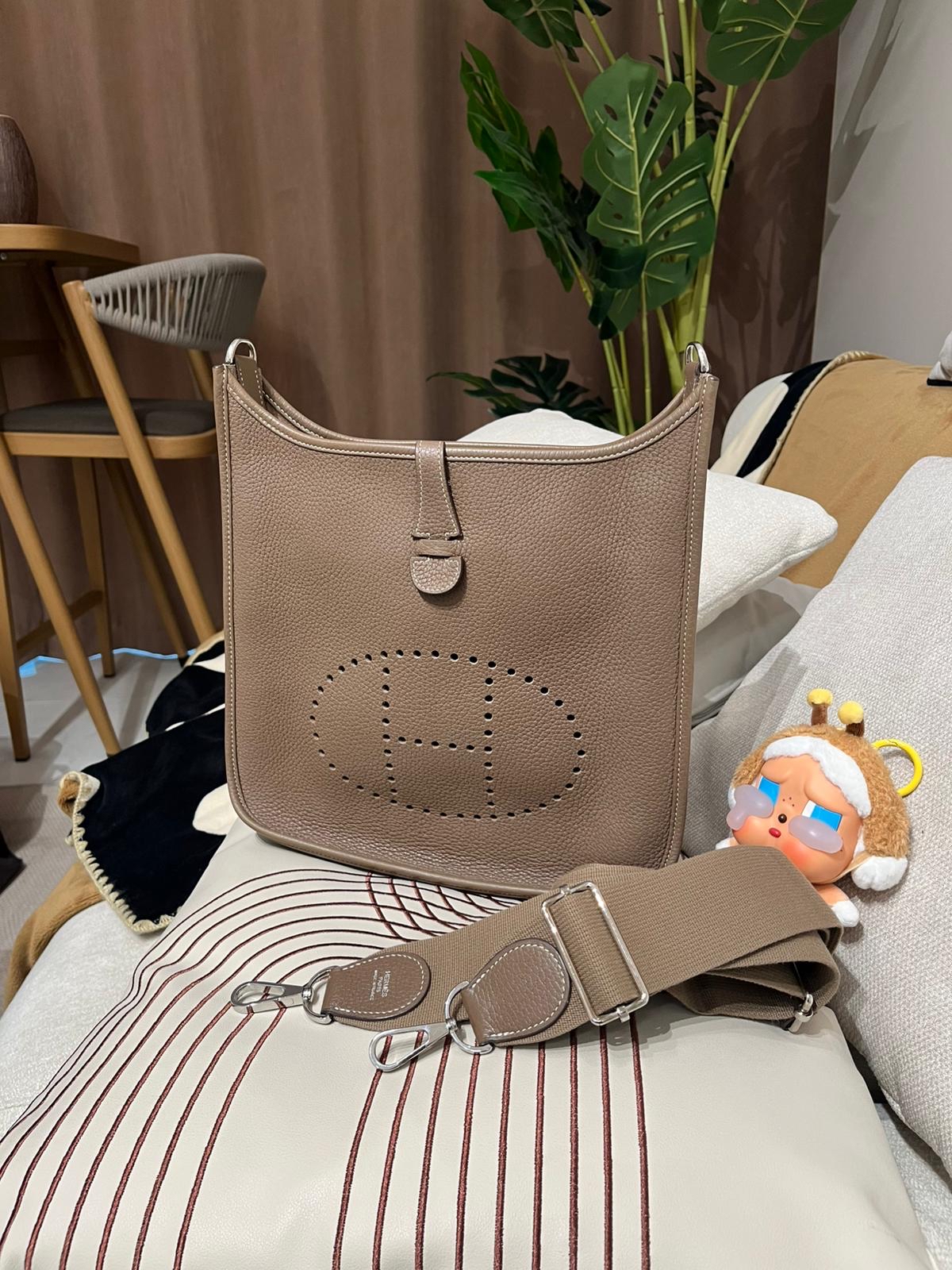 Hermes Evelyne 29 大象灰銀扣 Stamp D 100%Authentic, 98%New ✅Dust bag