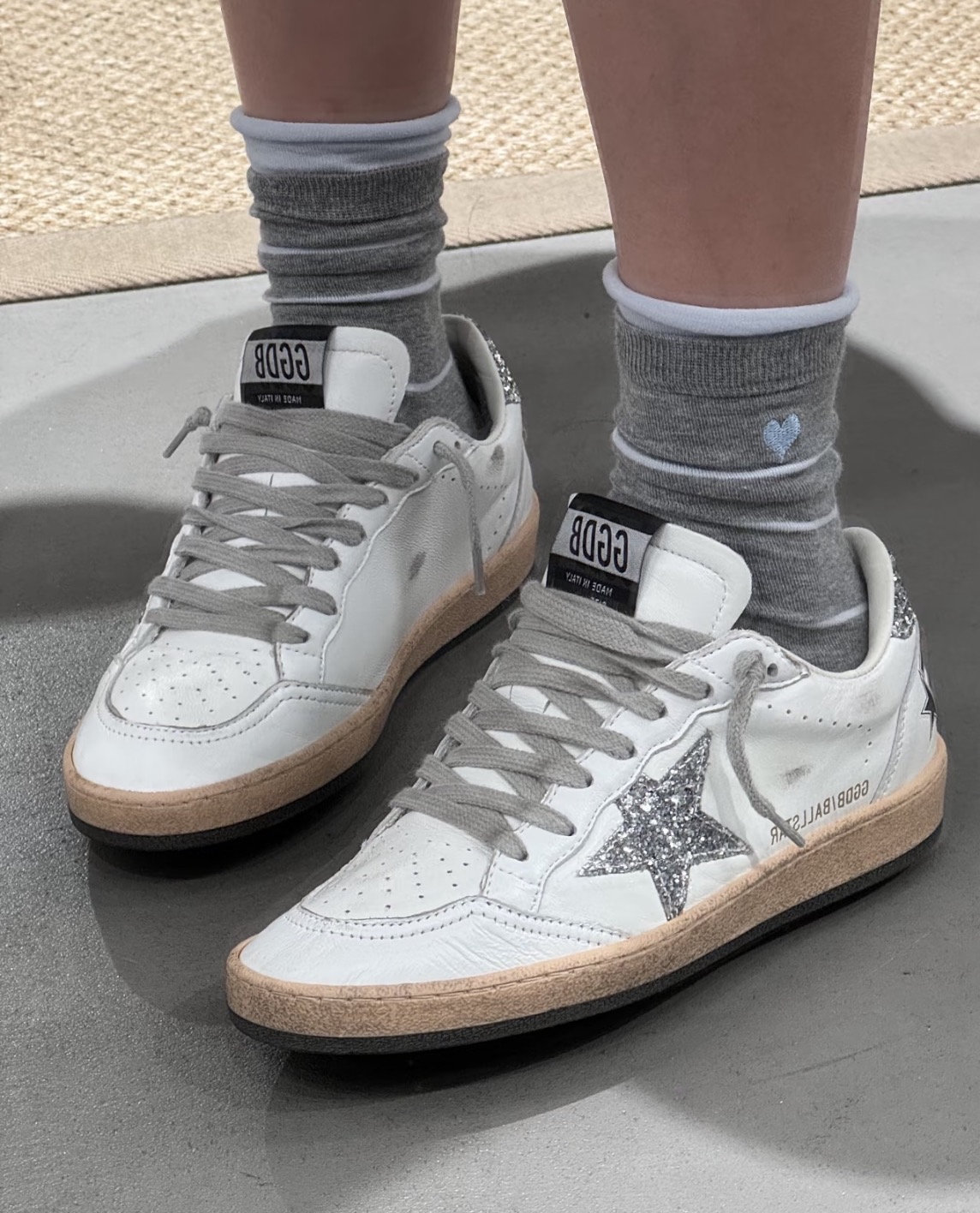 訂貨📮熱賣款🔥 Golden Goose 白色閃銀 Ball Star sneaker Size 35/36/37/38/39