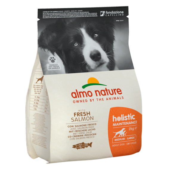 Almo Nature Holistic 中大型犬 | 三文魚 狗乾糧 2Kg