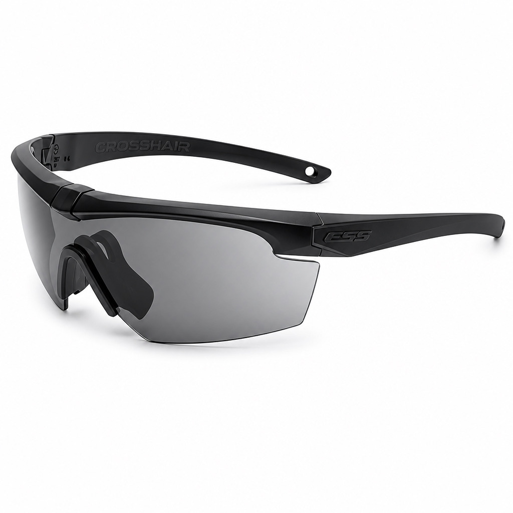 ESS Crosshair Black w/Smoke Gray, Clear, Hi-Def Yellow三鏡片防護套裝