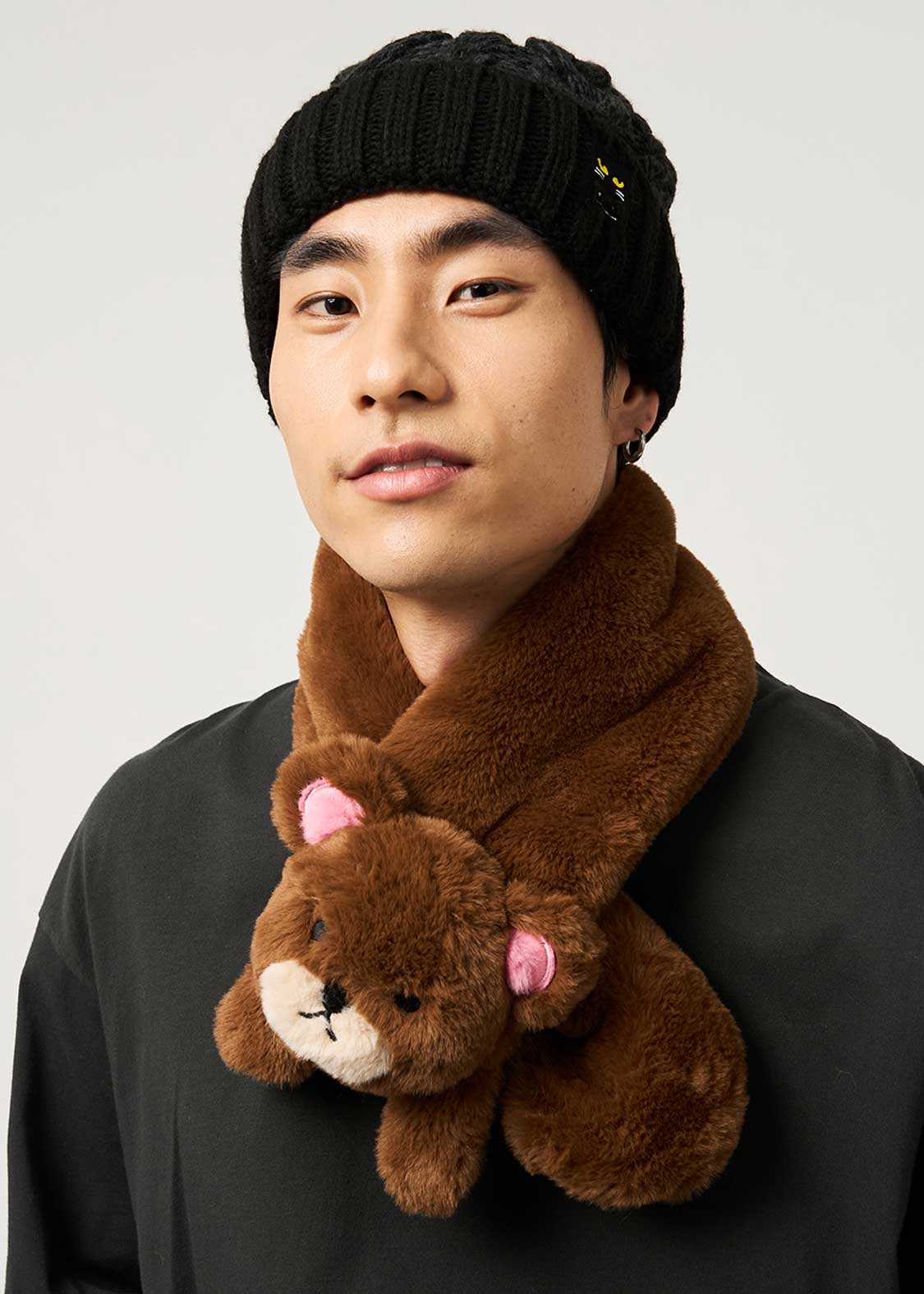 📦訂購 日本限定 graniph Control Bear 毛絨圍巾 頸巾🧣