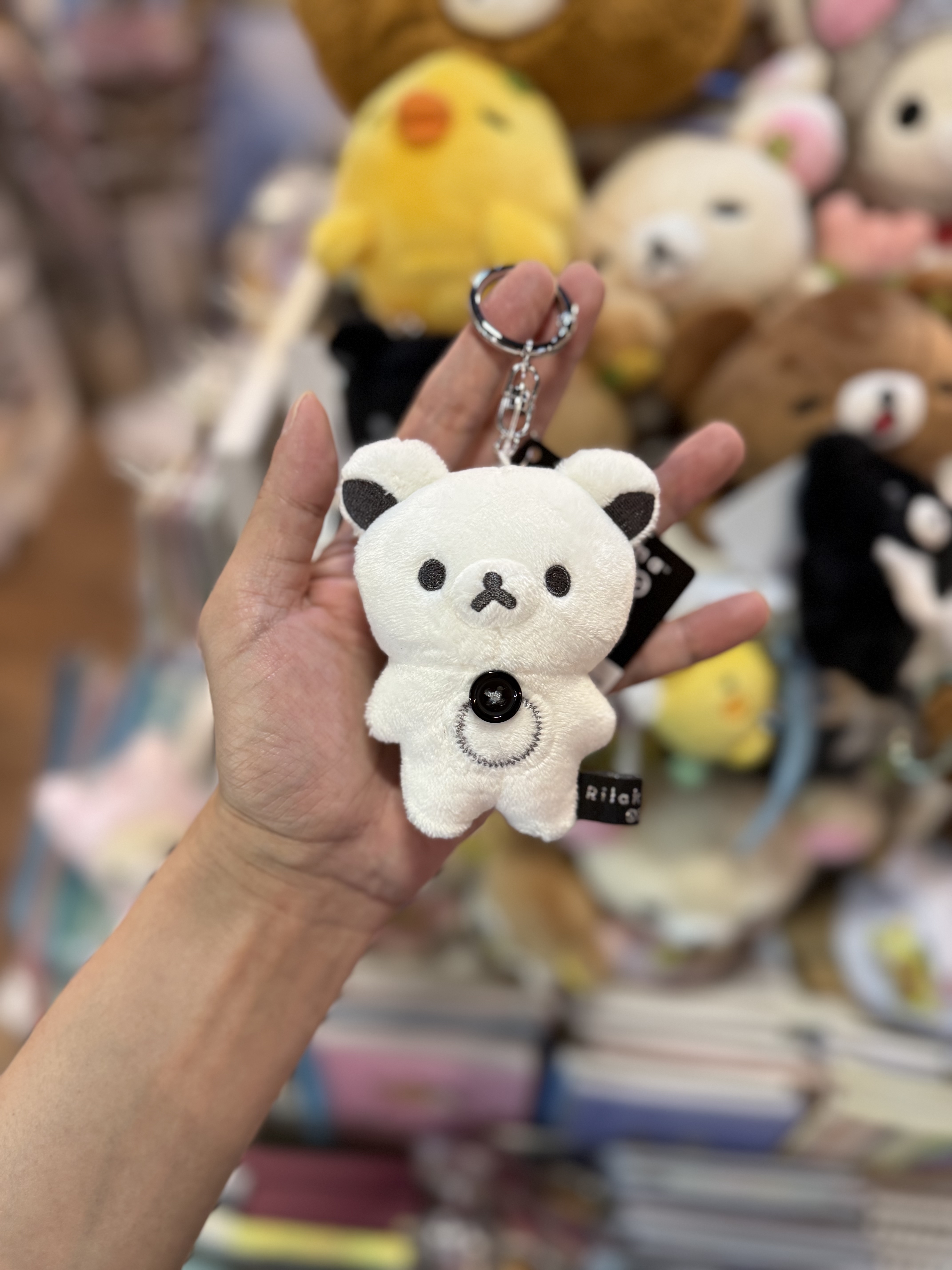 《現貨》全新Rilakkuma黑白造型掛飾