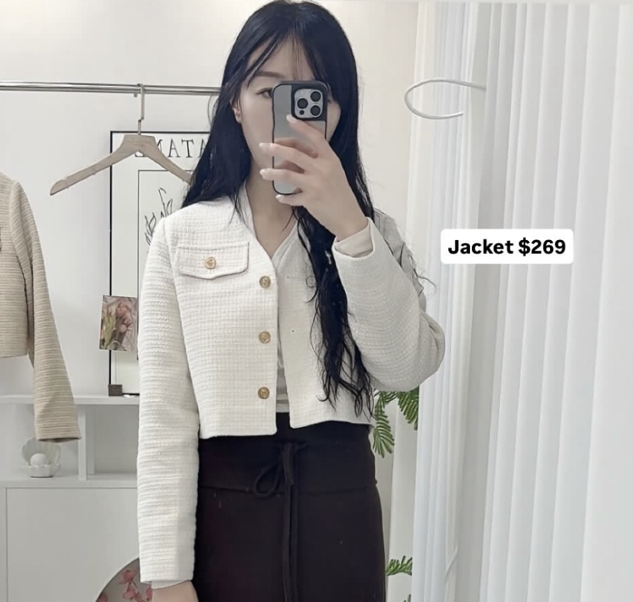 jacket🇰🇷🇰🇷新款速遞 26/10🔥🔥14711#ff4572