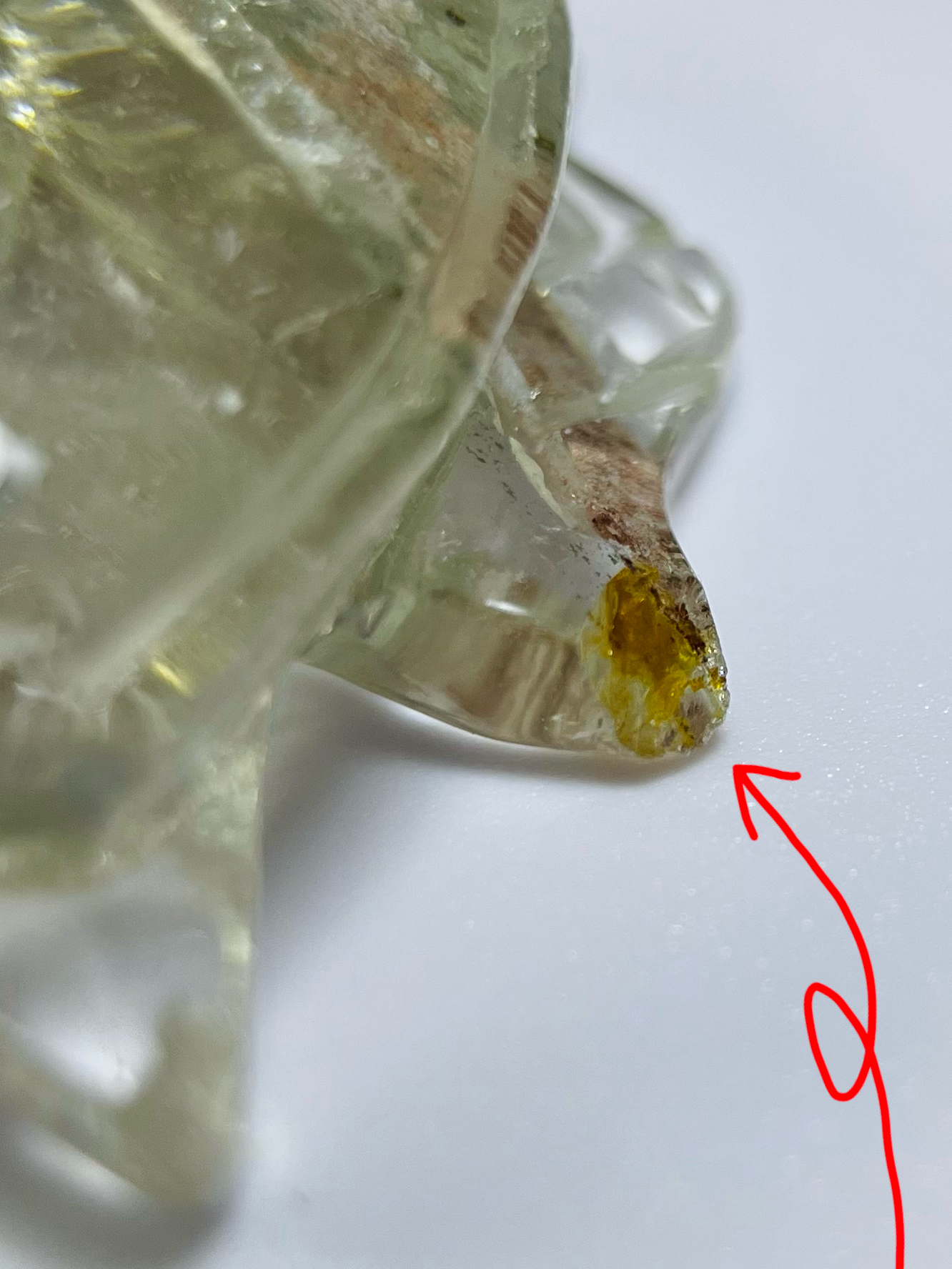 ⛓️‍💥微瑕疵⛓️‍💥29DE173 擺件｜烏龜🐢｜白水晶綠幽靈紅幽靈共生