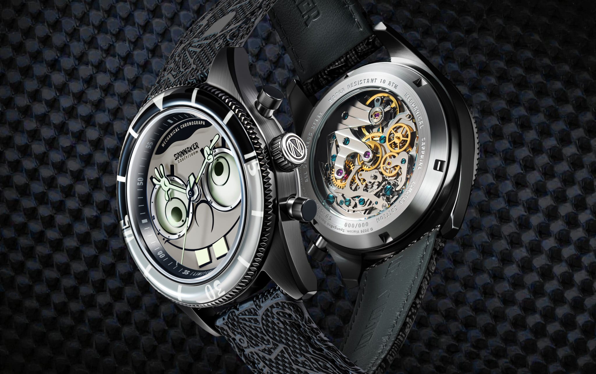 Spinnaker x Spongebob 海綿寶寶 Limited Edition SP-5153-02 Black