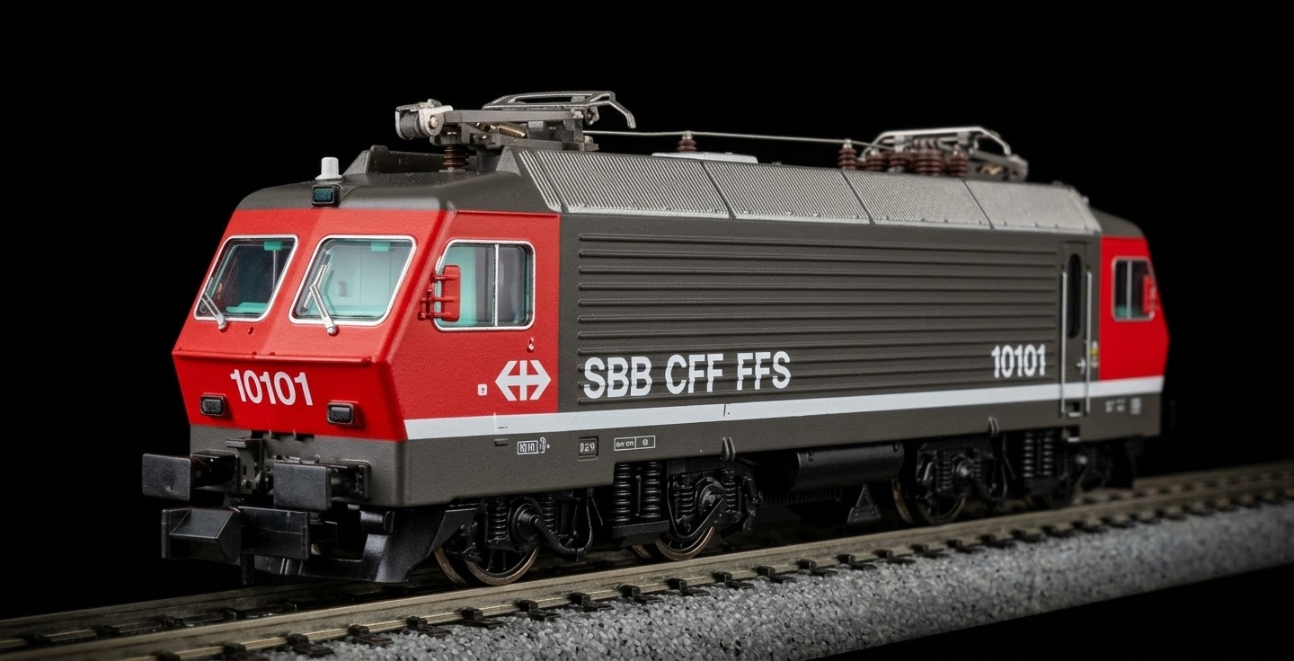 SBB Re4/4 IV #10101 Lemke Hobbytrain N DCC Sound 