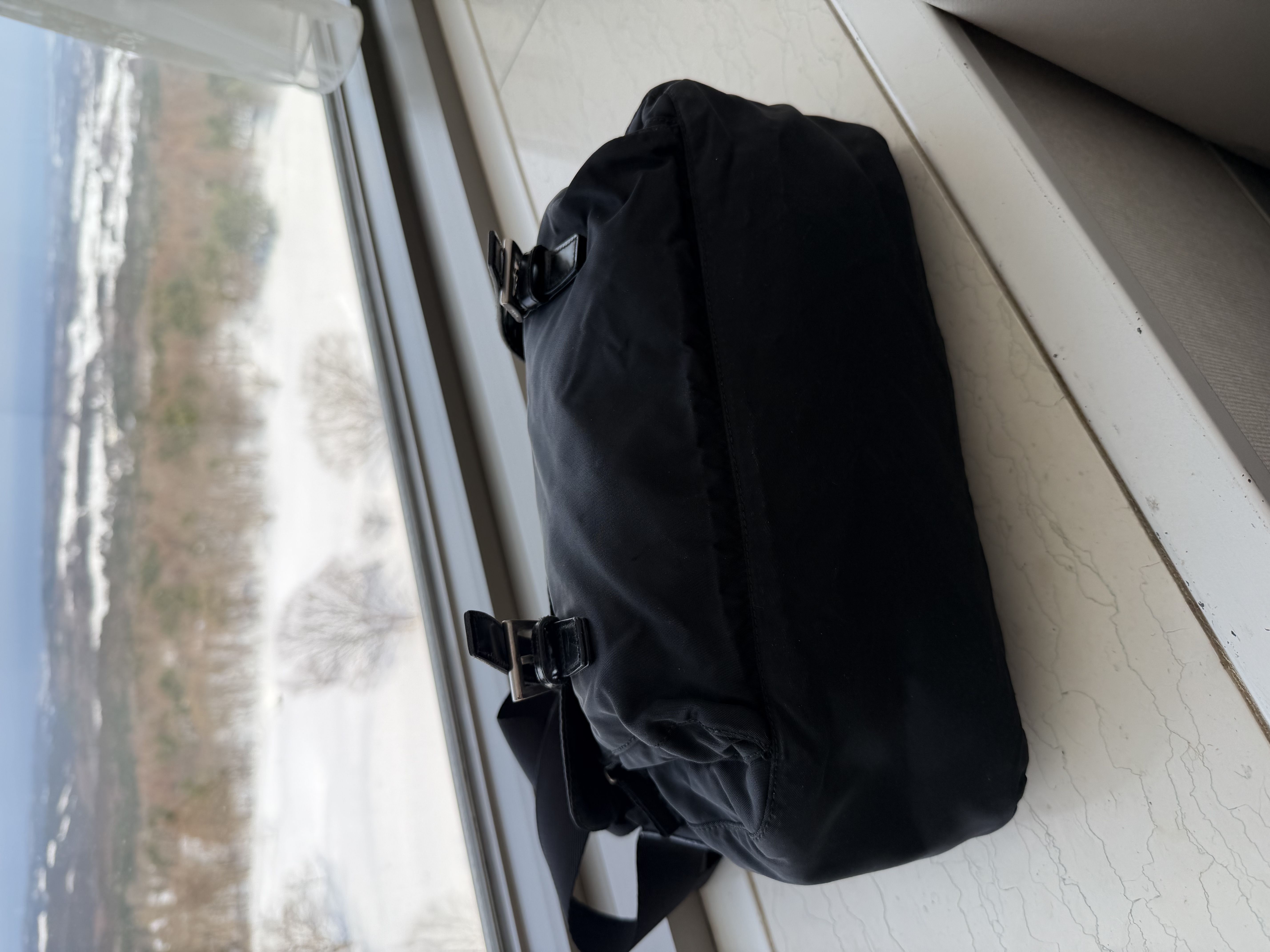 Prada prada explore re-nylon messenger bag