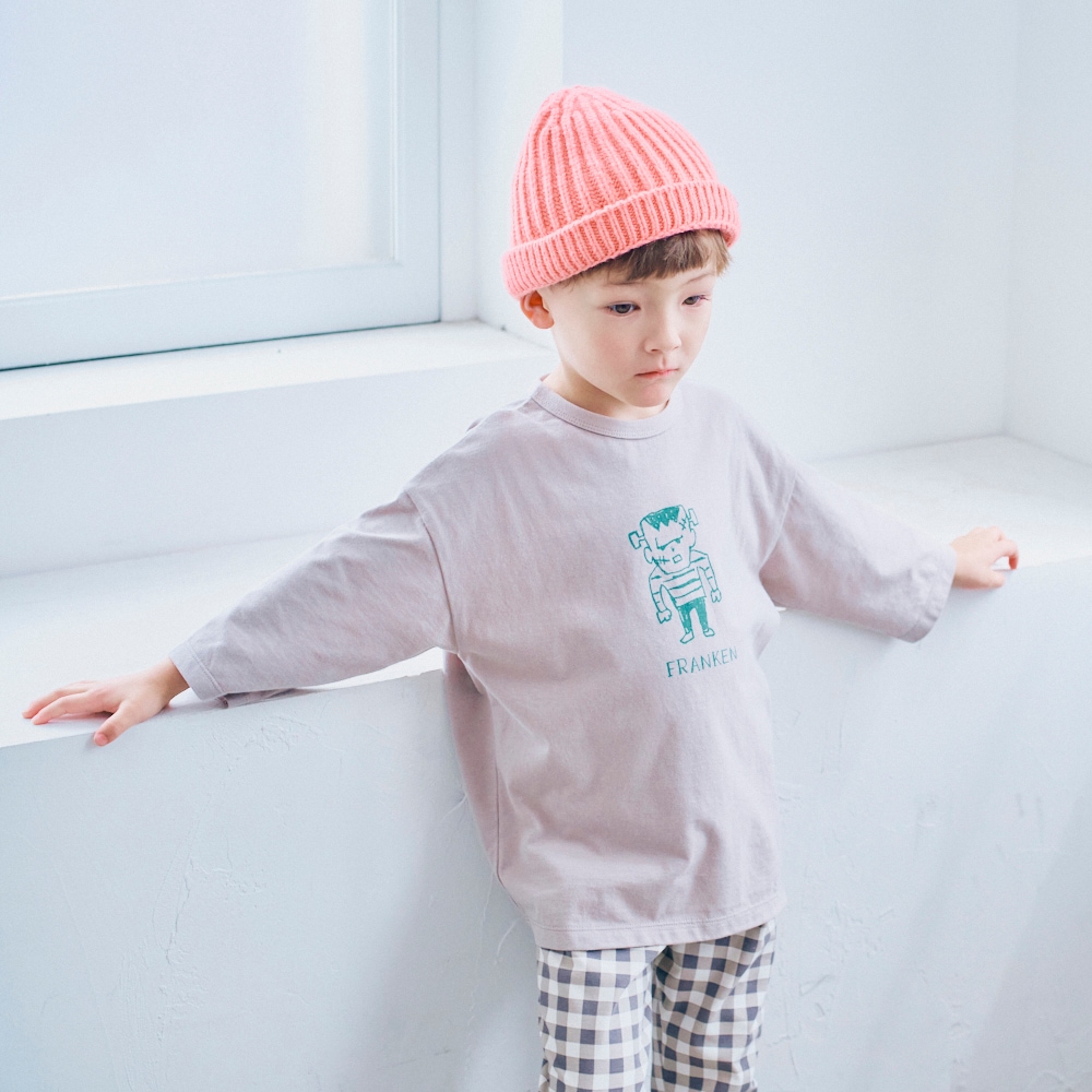 🆕【⭐訂購⭐】  🇯🇵日本直送 🌀輕鬆插圖風格 七分袖Tee(一套5件) 🌀 [PLBA-0026][260303]