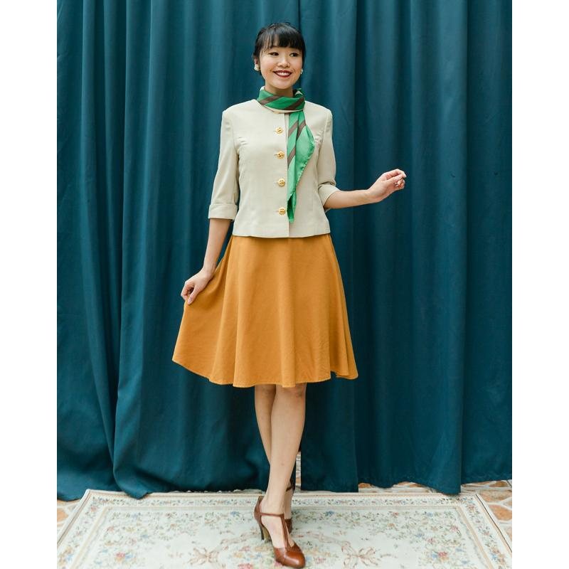 Vintage Japanese Plidoul Tokyo Style Spring/Summer Blazer with Golden Buttons(MT1606-32)