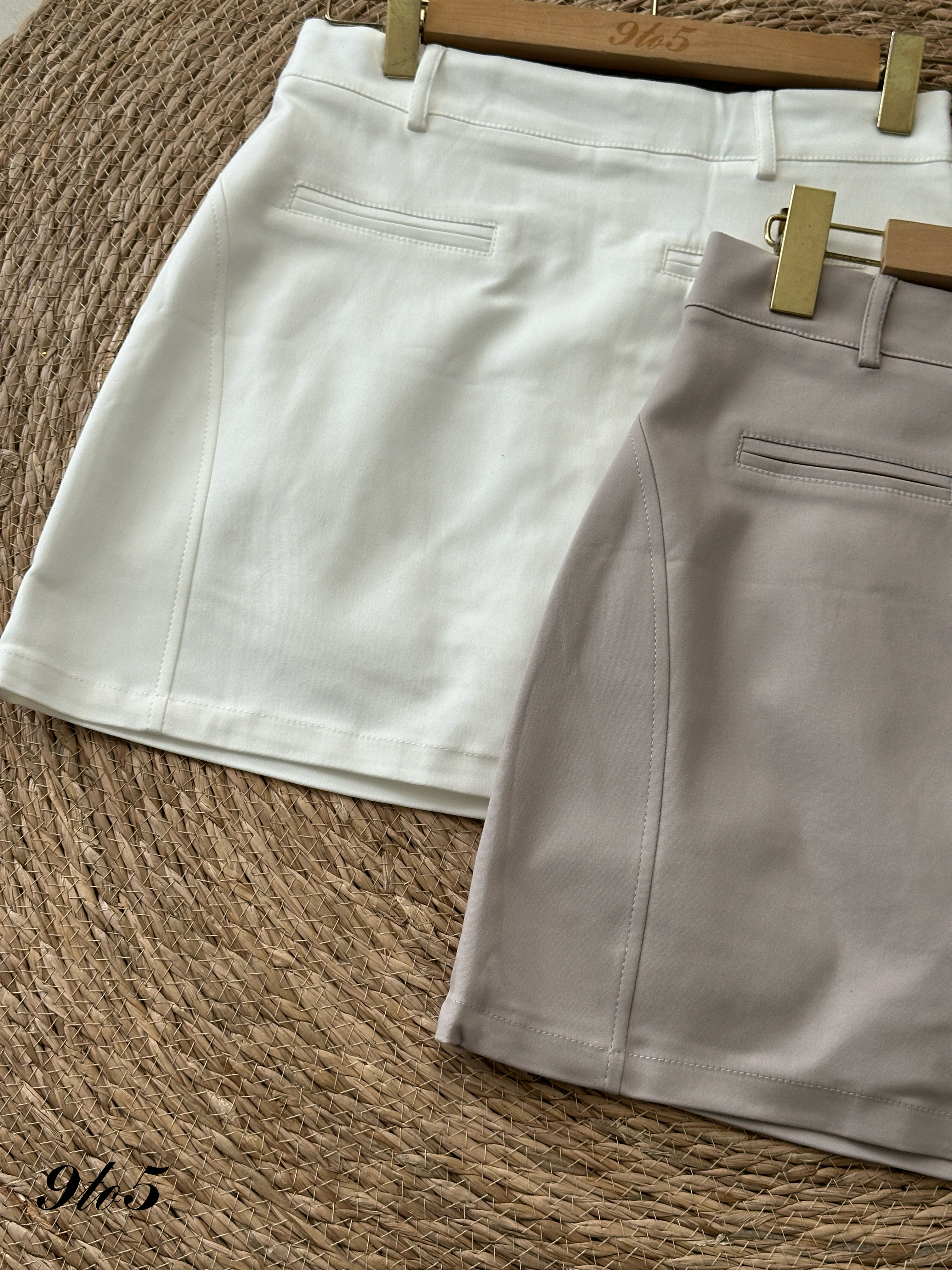 S1805 A Line Short Skirt - 3 Colors 