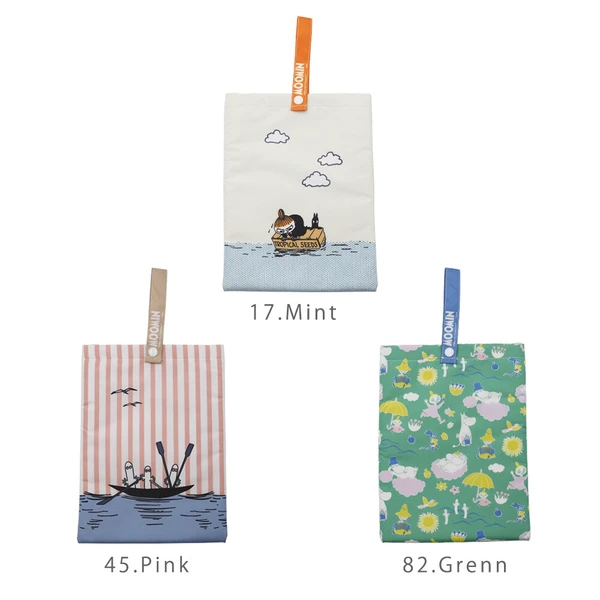 日本Moomin摺疊迷你雨傘手提袋