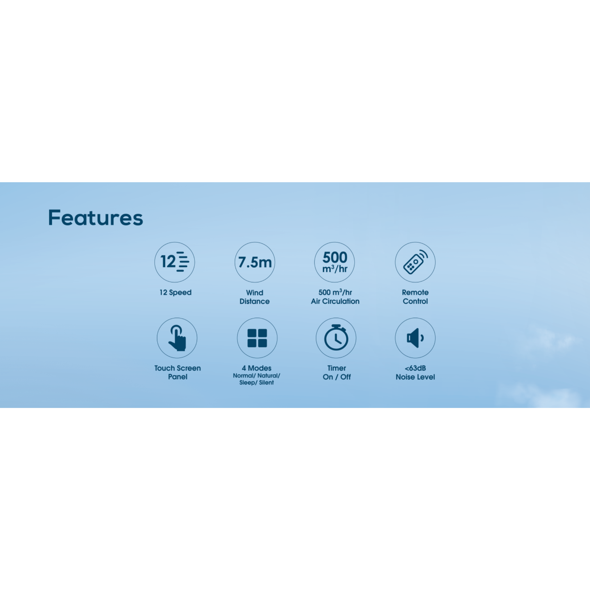 Alpha Breez DC Motor Tower Fan (Breez TWF10-DC)