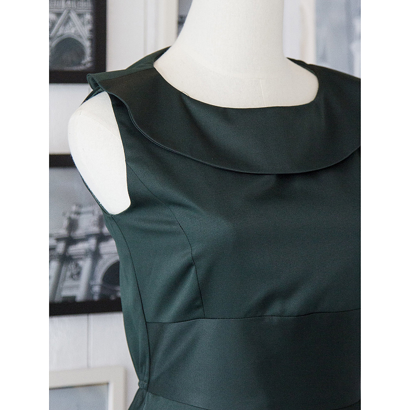 (Custom-Made) Heirloom Cocktail Series - 1950s Style Green Cocktail Dress (FM065)