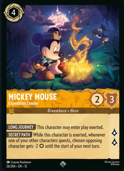 26/204 Mickey Mouse – Expedition Leader SR