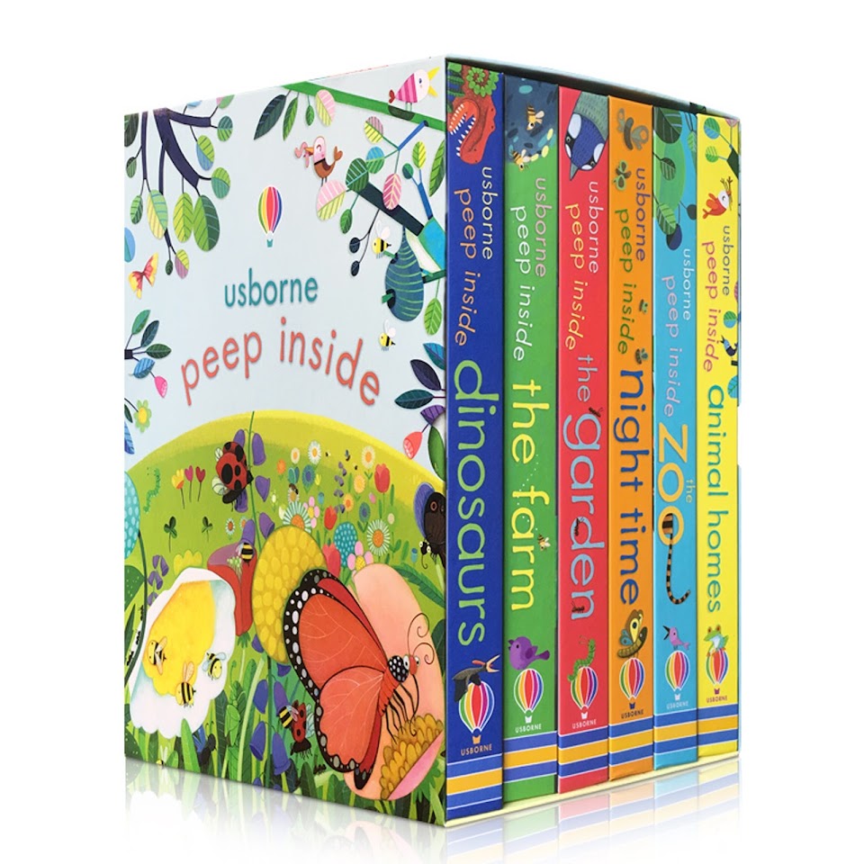 Usborne Peep Inside 偷偷看裡面 立體翻翻書 洞洞書｜6 books