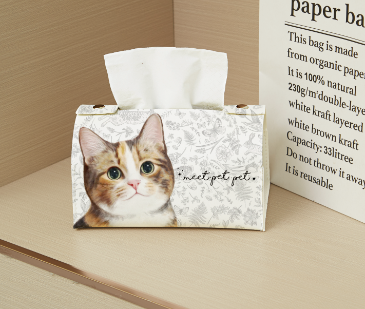 ⋆ 三花 ⋆ 紙巾套 ⋆ Calico Cat ⋆