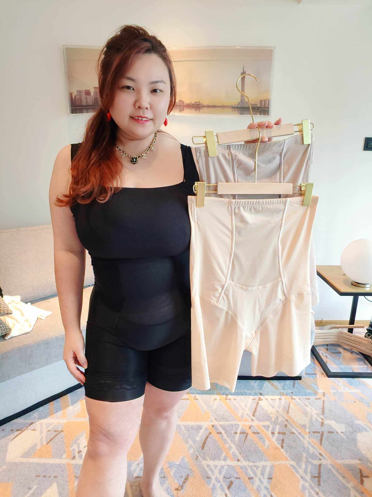 YCG10 5802 冰丝塑身收腰收腹安全裤