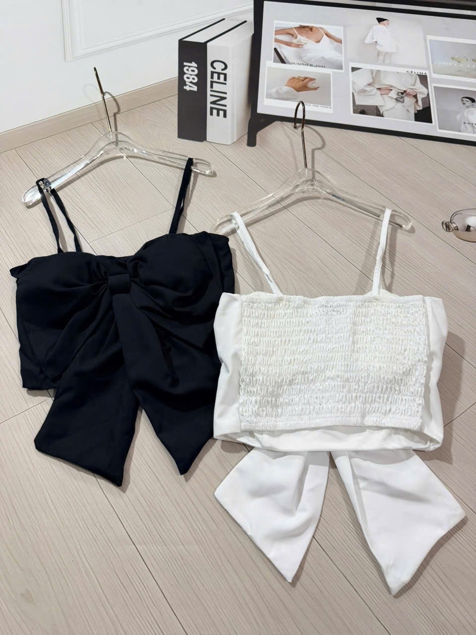 優雅女士蝴蝶結上衣