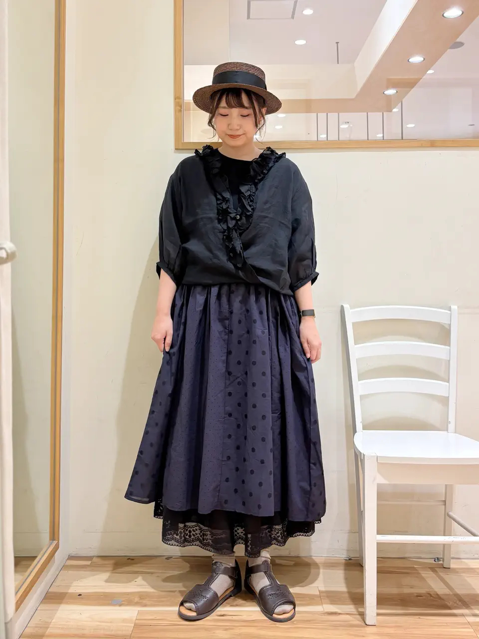 日本拼款連身裙