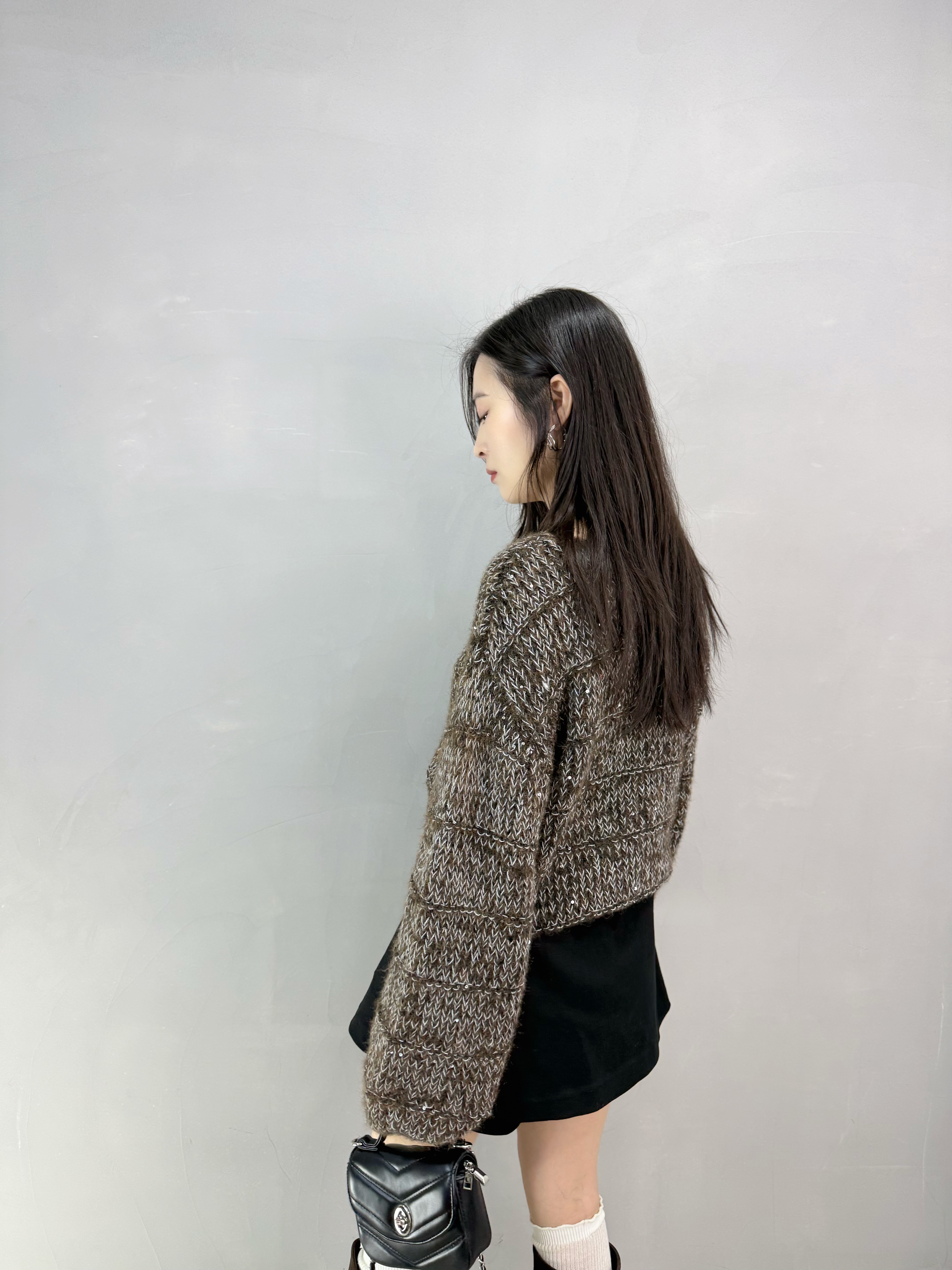 G82 閃片混色冷衫