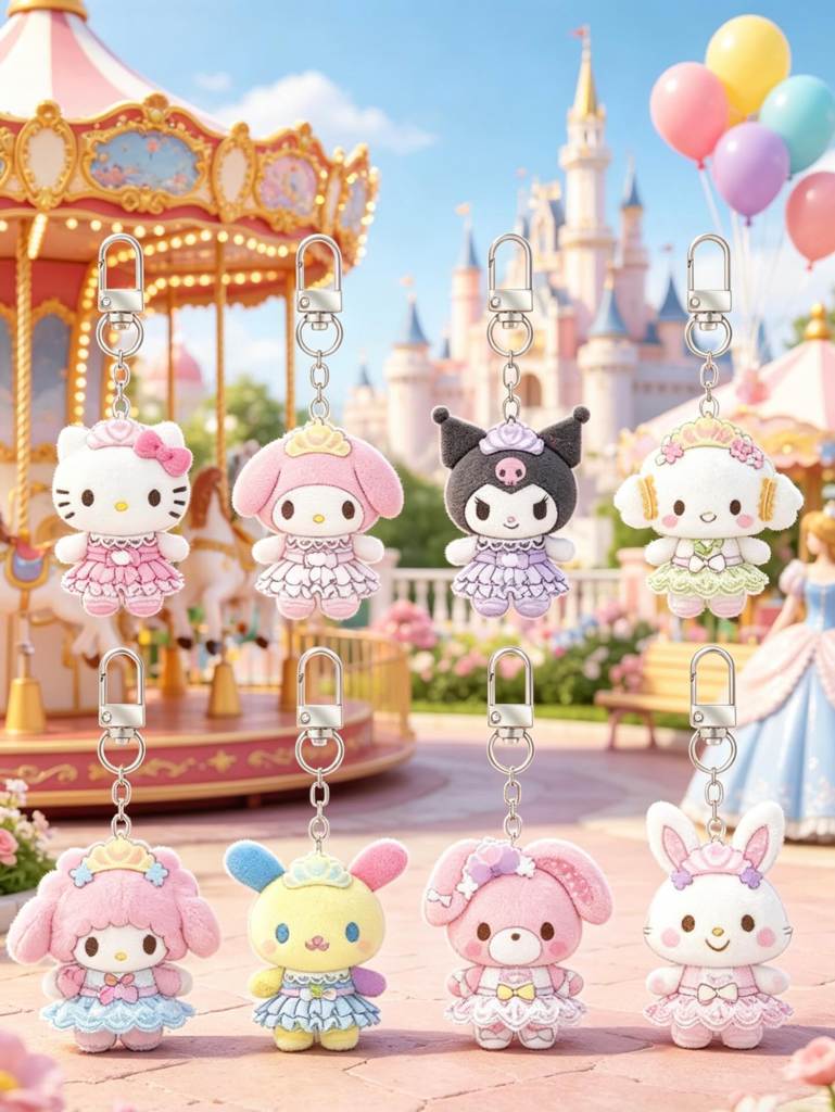 ［10月尾到貨] Sanrio 公主裙盲盒掛飾系列