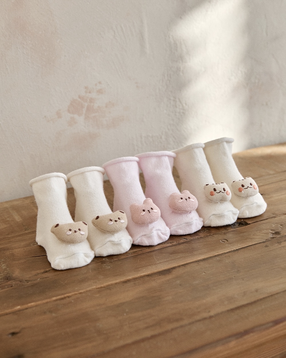 DOTTODOT 新生兒小巧可愛迷你玩偶襪