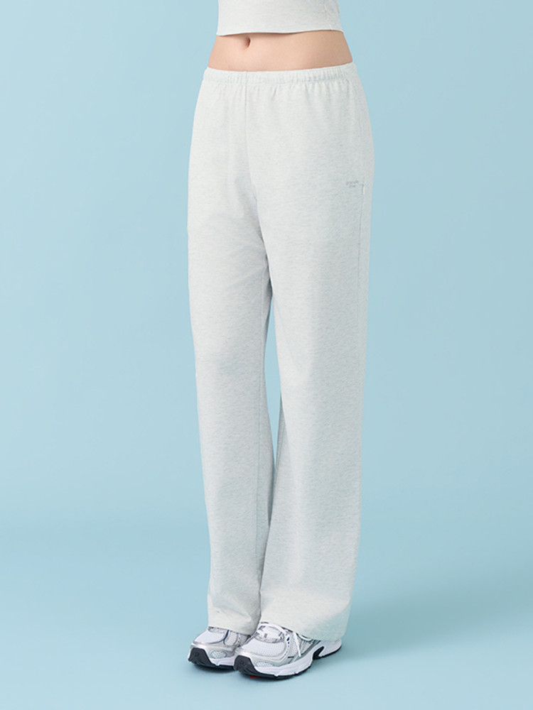 預購_Soft Pique Elastic Waistband Long Pants by Grandeline