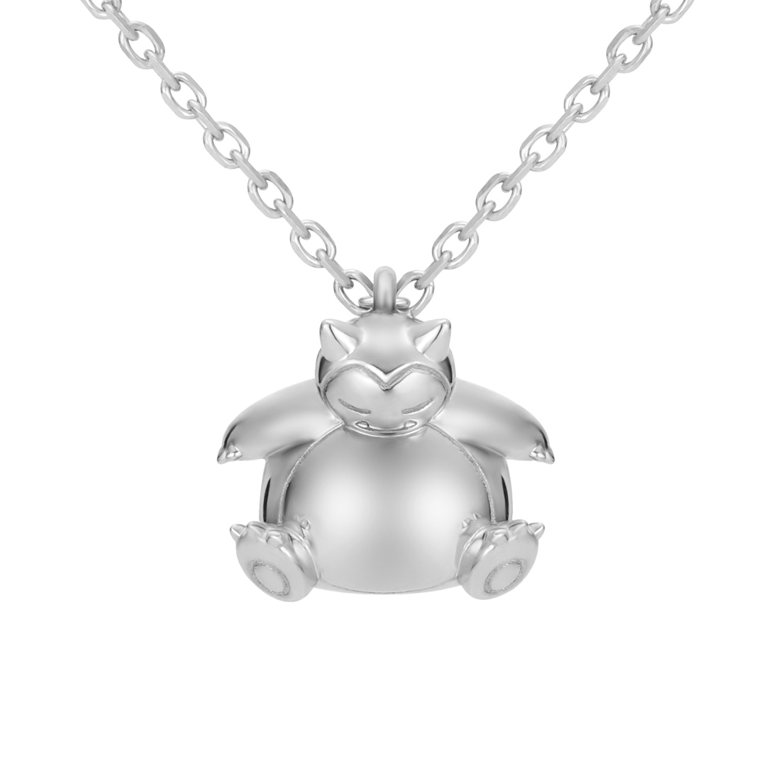 📦訂購 日本限定 u-treasure Pokemon 寵物小精靈 卡比獸 カビゴン Snorlax 銀製頸鏈 (男女兼用)