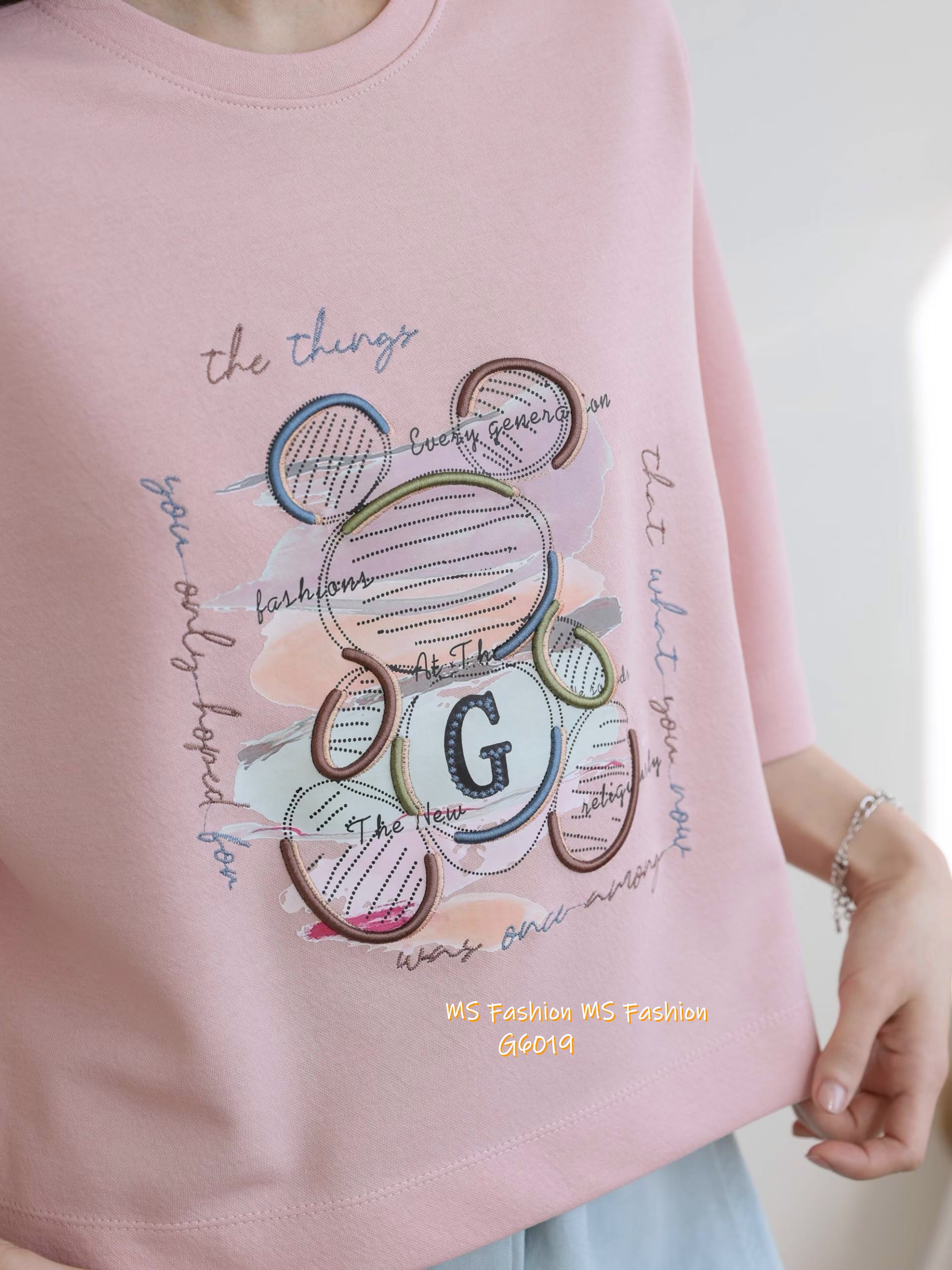 G6019 韓國🇰🇷靚料靚print top