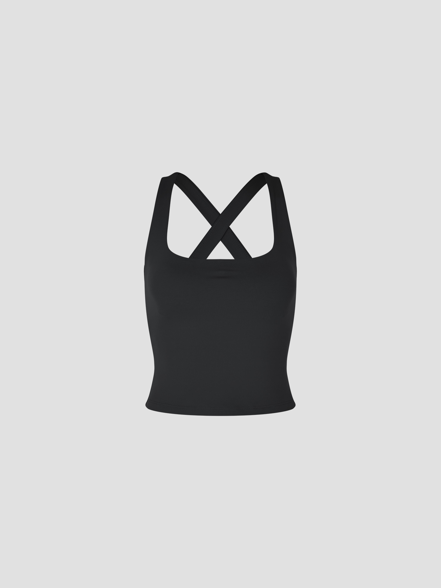 預購_Square-neck Cap Built-in Tank top by Conch