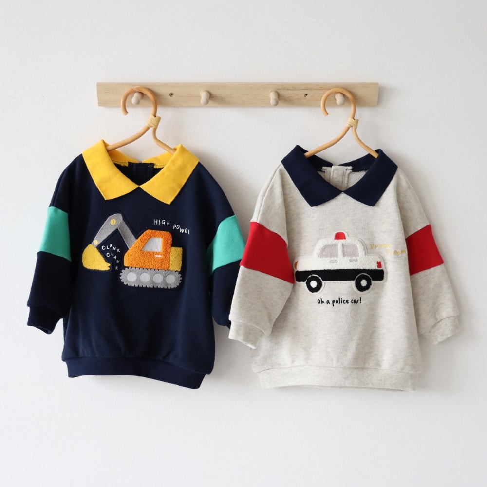 🆕【⭐訂購⭐】 🇯🇵日本直送 🌀 日本品牌 車輛圖案Sagara 刺繡衛衣［2款選］🌀[PLHA-0115] [260930]