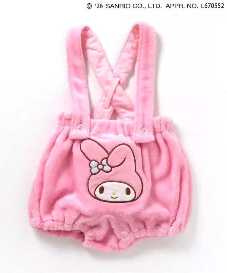 Sanrio 嬰兒吊帶褲 Hello Kitty MyMelody Pompompurin 水怪
