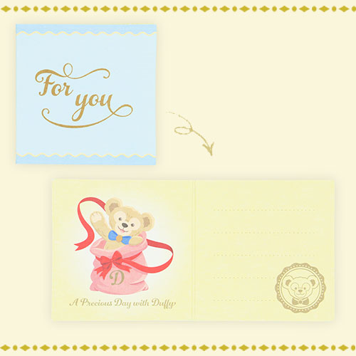 【預訂】TDR A Precious Day with Duffy - Duffy 公仔連留言卡