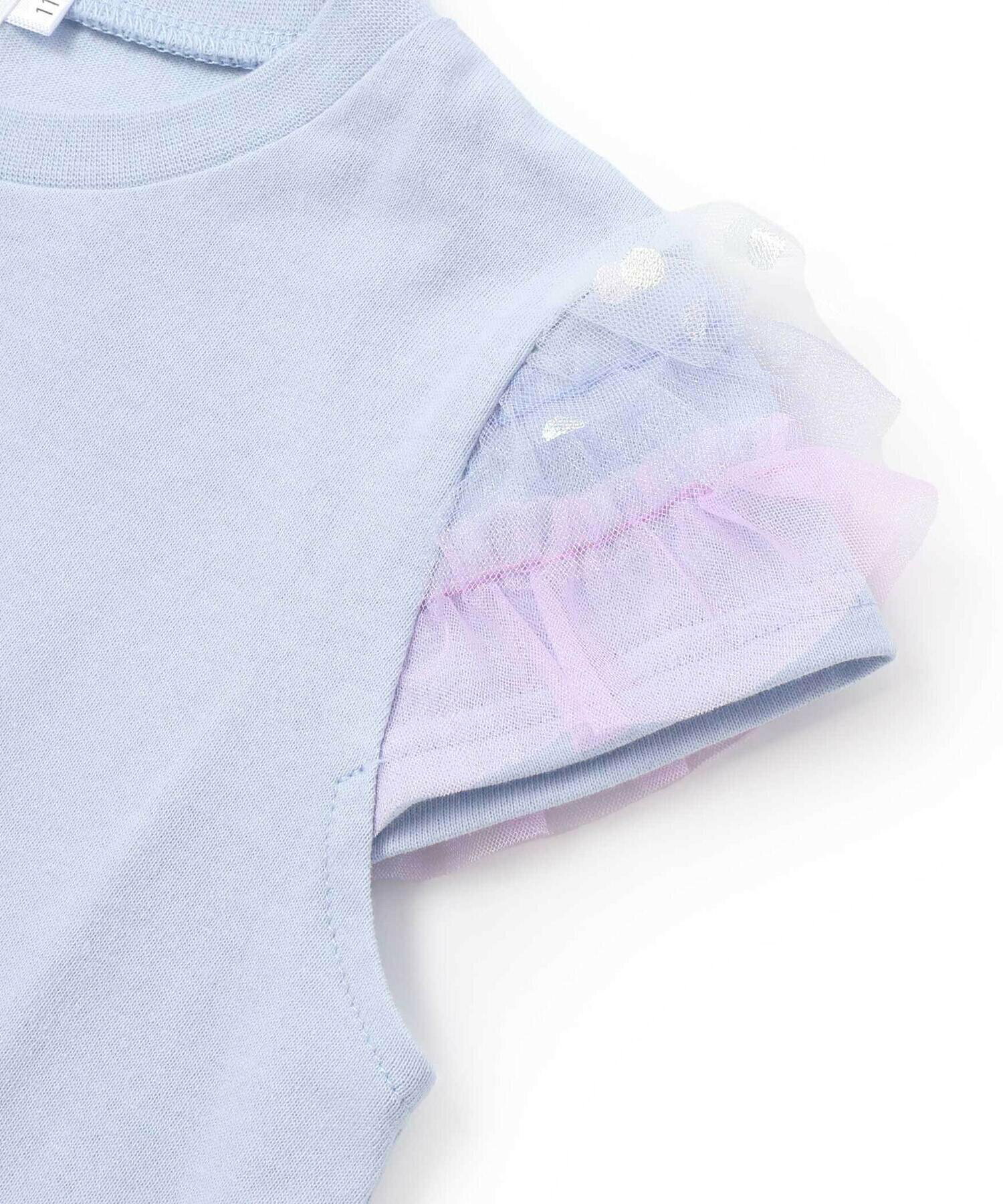 🆕【⭐訂購⭐】  日本直送🌀薄紗袖 公主主題圖案刺繡 短袖Tee［3款選］🌀[ELDA-0035][260426]