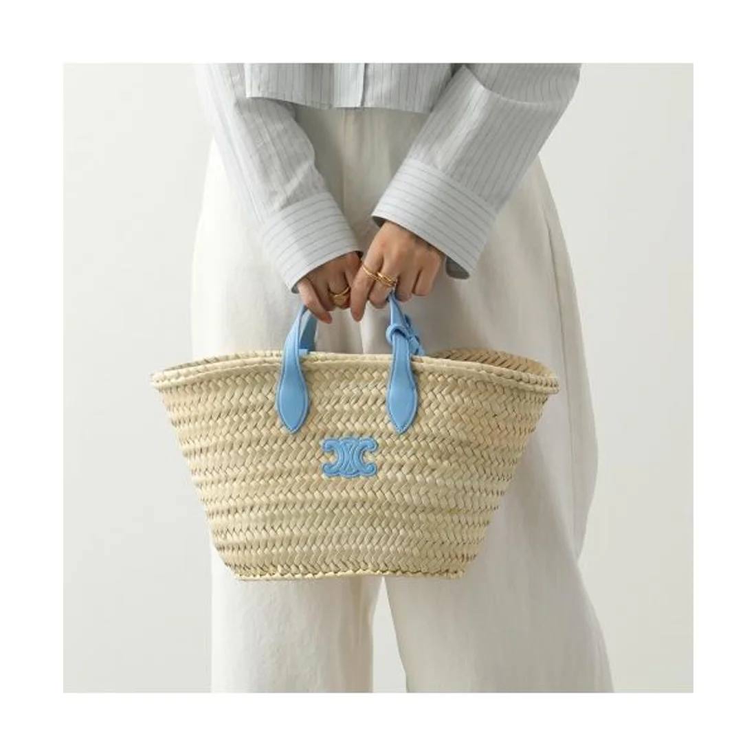 夏日必備🌴☀️  限時優惠🫶🏻新色🆕現貨到🍒Celine Teen size basket  有條長肩帶可上肩 Size 23x21x15cm