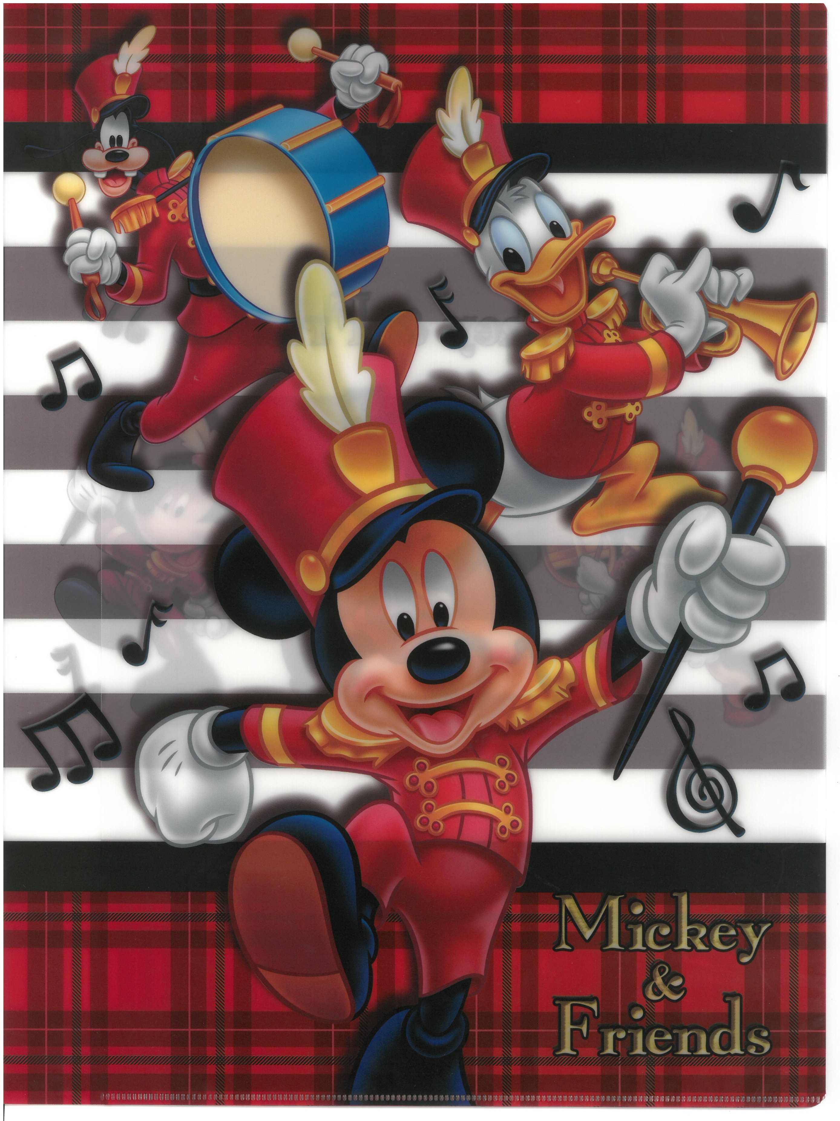 Mickey & Friends A4 雙開文件夾   (2129-728)