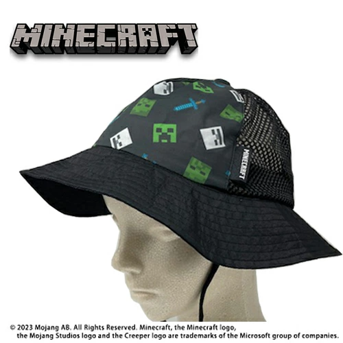 🆕【⭐訂購⭐】🇯🇵日本直送 🌀#Minecraft 網眼透氣遮陽帽［3款選］ 🌀[PLGA-0153] [260831]