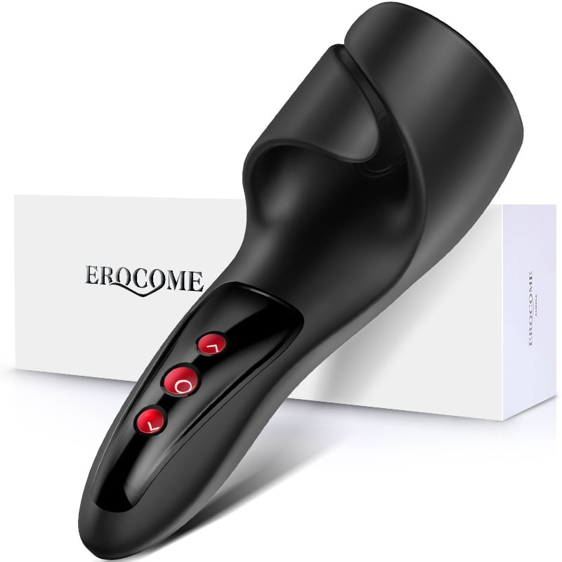 Erocome - 鹿豹座 震動自慰器 - 黑色 照片-15