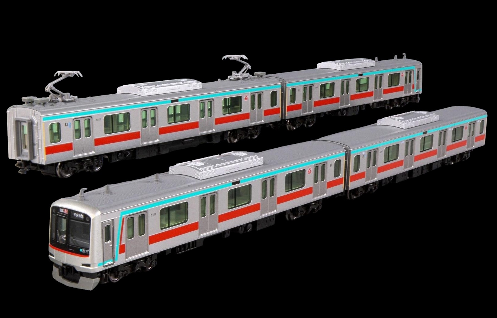 Kato 東急電鉄 田園都市線 5000系 (基礎動力四節組配升級行走摩打）