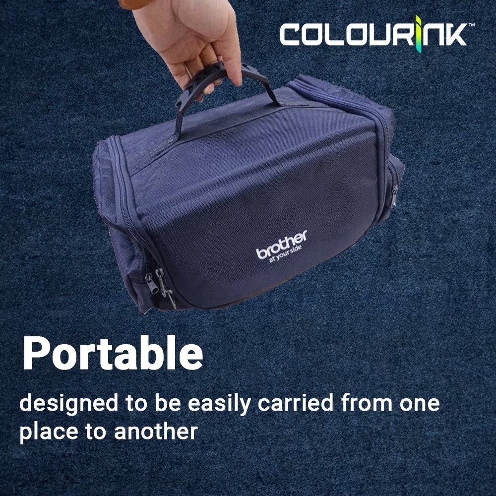 Portable Hand Carry Bag Protection For Brother P-Touch PT-E850TKW Industrial PVC Tube Printing Label Printer E850