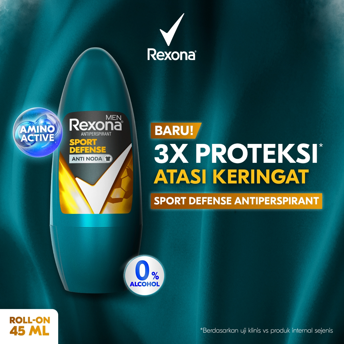 Rexona Men Roll on Deodorant 45ml/50ml Sport Defence