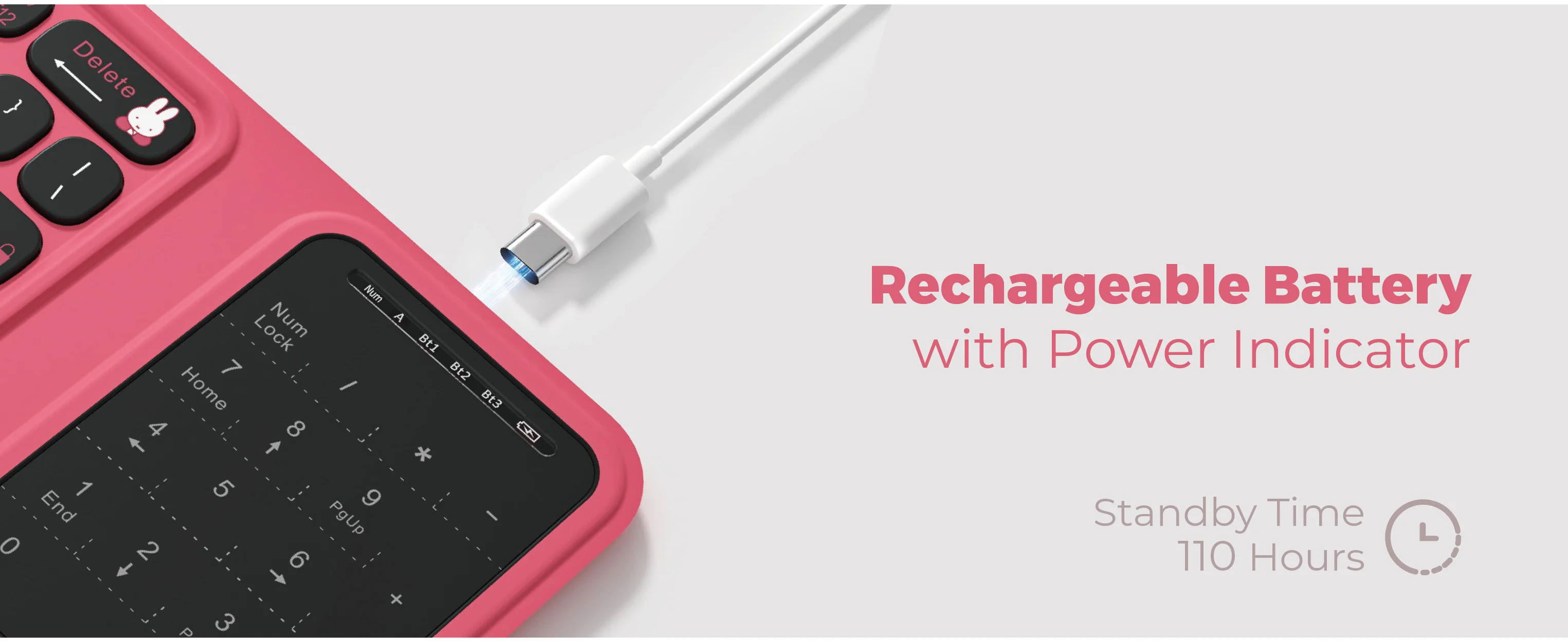 預購 miffy 三折式藍牙鍵盤 （3色選擇）