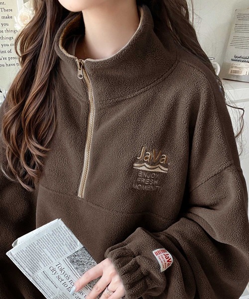 復古運動風絨面上衣【JT021】